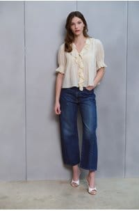 henri top in creme citron