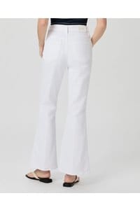 marlow skimmer flare in crisp white