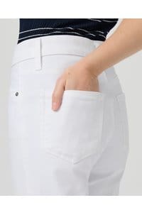 marlow skimmer flare in crisp white