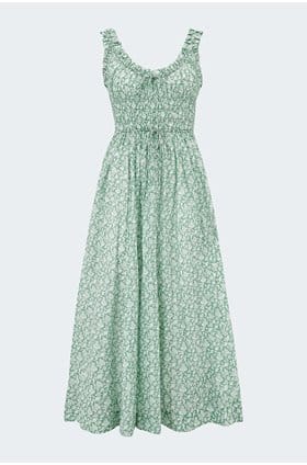 Emmaretta Dress in Peridot