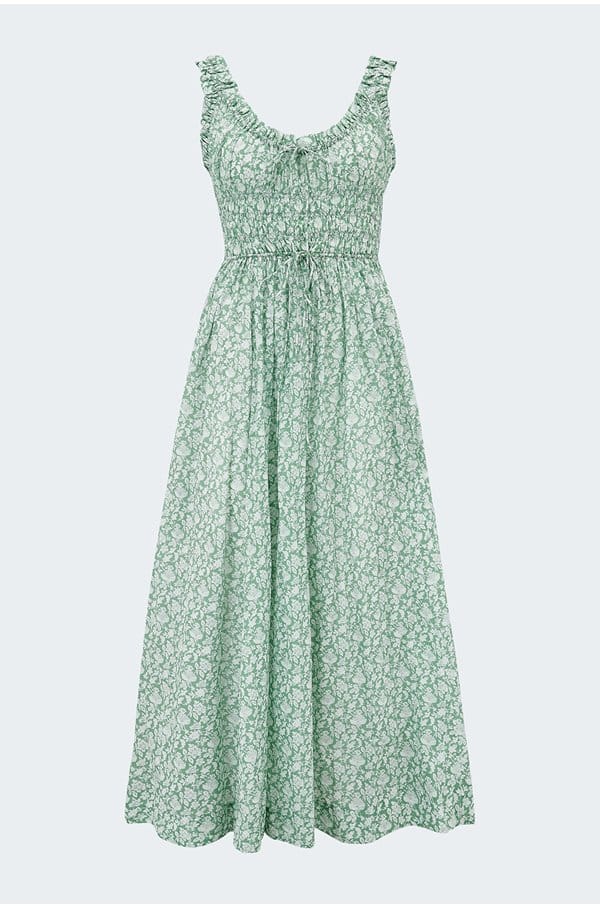 emmaretta dress in peridot