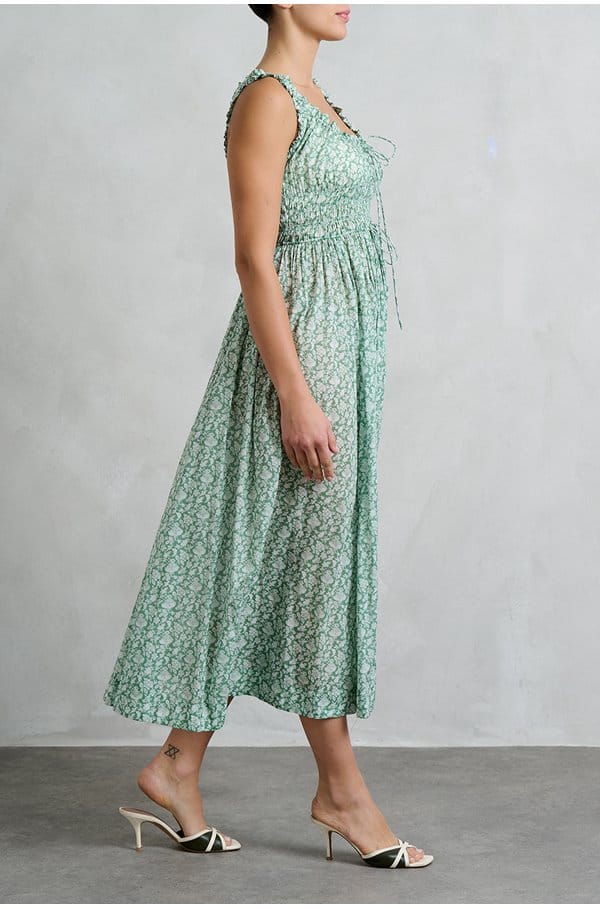 emmaretta dress in peridot