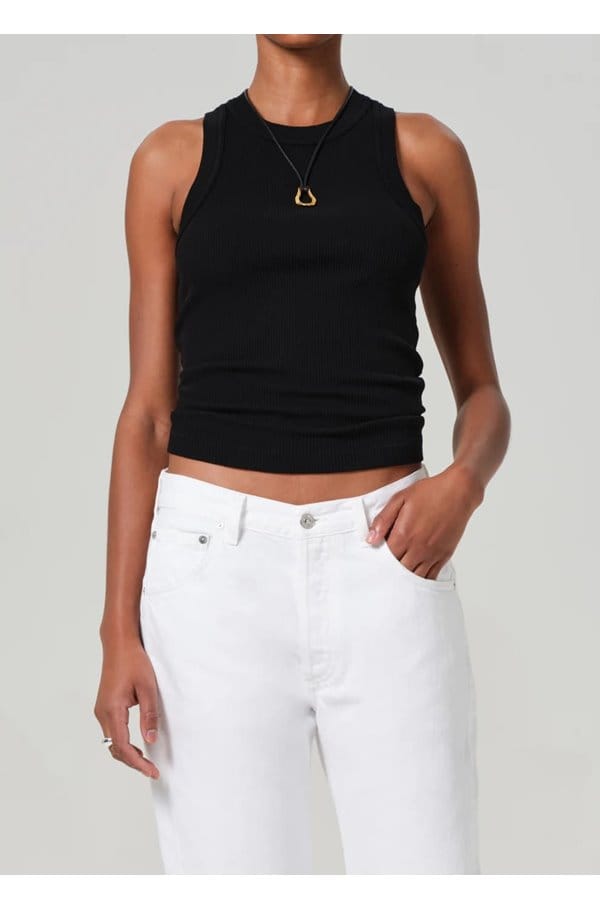 isabel tank in black 