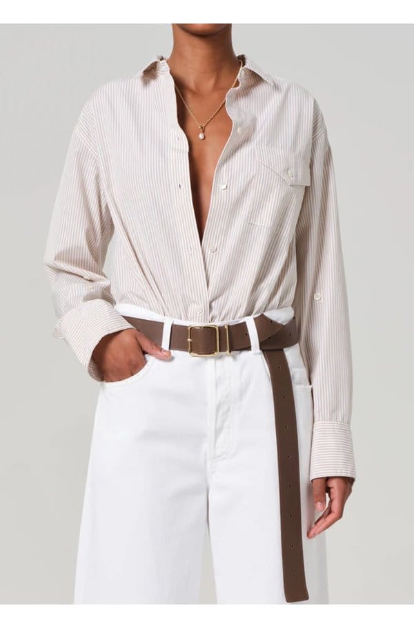 shay shirt in valley stripe