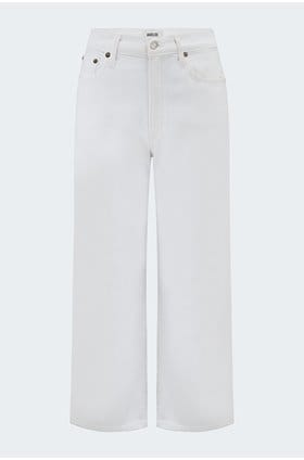 Harper Crop Jean in Sour Cream