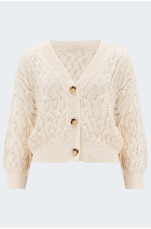 essam cardigan in ecru