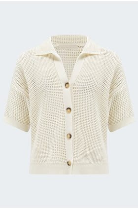 Edelweiss Top in Ecru