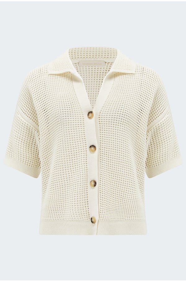 edelweiss top in ecru