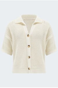 edelweiss top in ecru