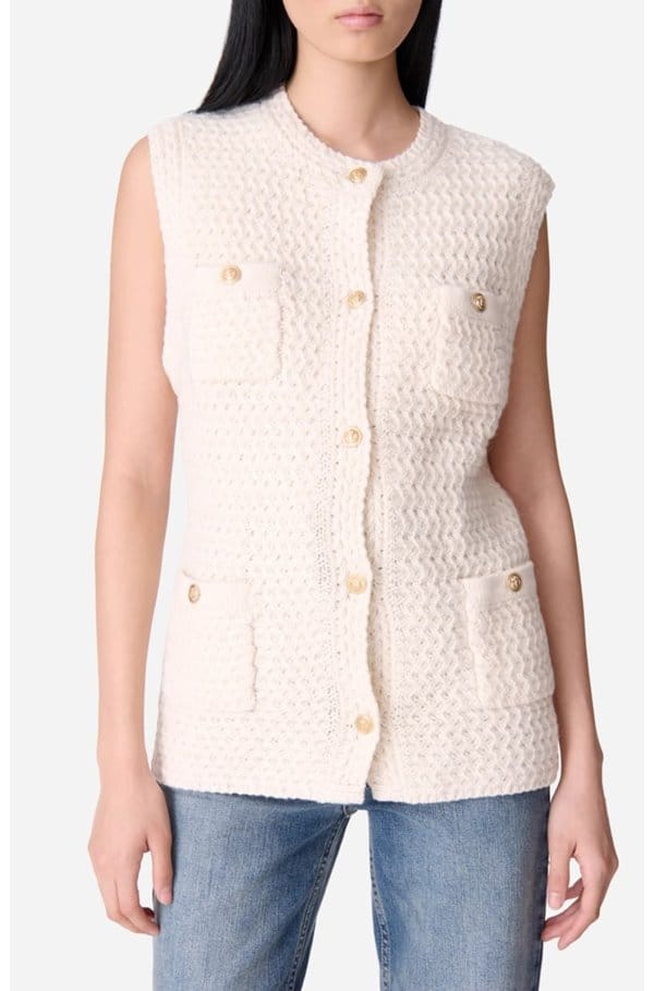 elisabeth cardigan in ecru