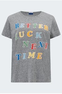 the boxy goodie goodie tee in better luck next time