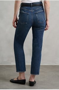 90s pinch crop jean in solace
