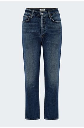 90s Pinch Crop Jean in Solace