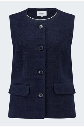 Gilet in Navy