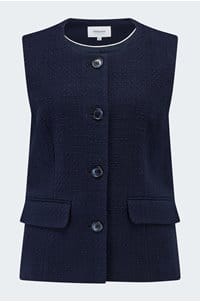 gilet in navy