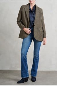 high rise manhattan bootcut in novelist