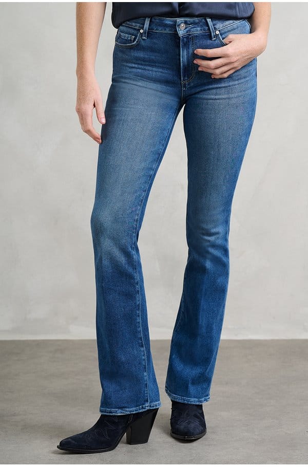 high rise manhattan bootcut in novelist