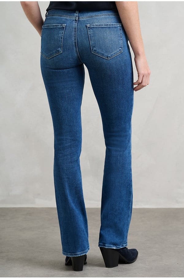 high rise manhattan bootcut in novelist