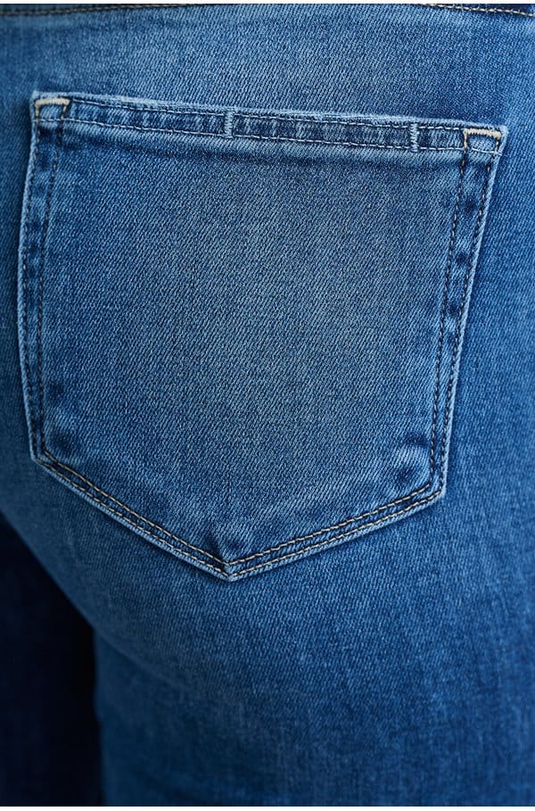 high rise manhattan bootcut in novelist