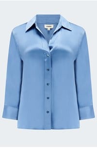 dani blouse in harbour blue