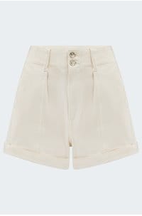 brooklyn short with cuff in quartz sand