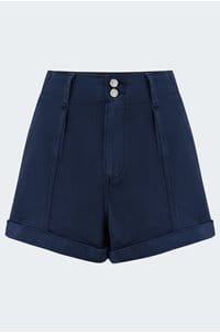 brooklyn short with cuff in vintage cosmic navy