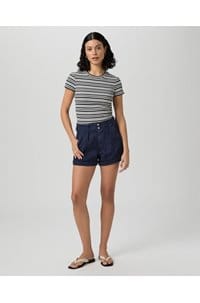 brooklyn short with cuff in vintage cosmic navy