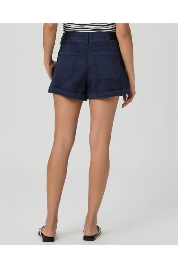 brooklyn short with cuff in vintage cosmic navy