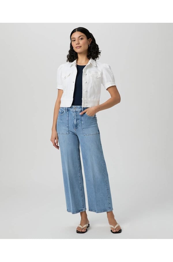 kendra jacket in crisp white