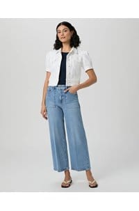 kendra jacket in crisp white