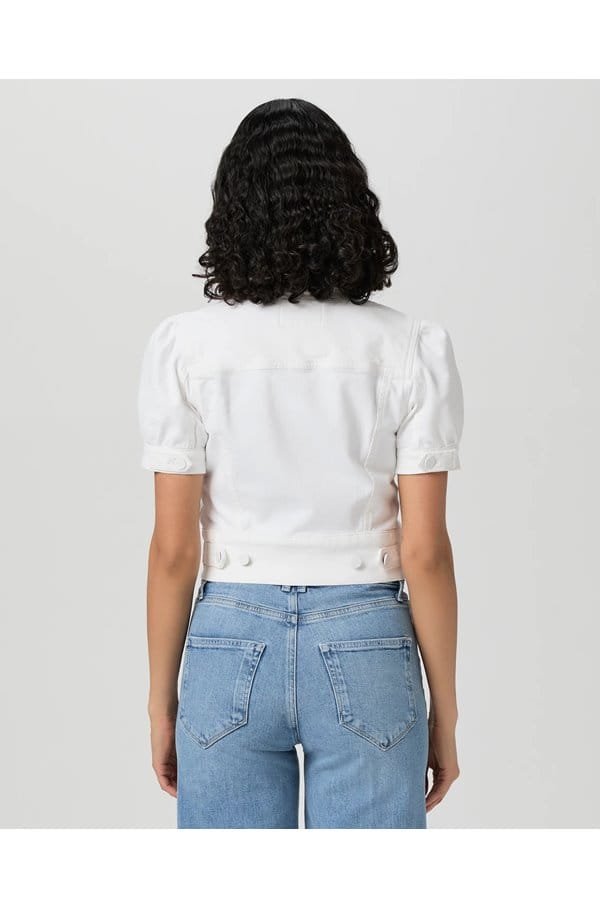 kendra jacket in crisp white