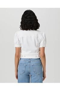 kendra jacket in crisp white