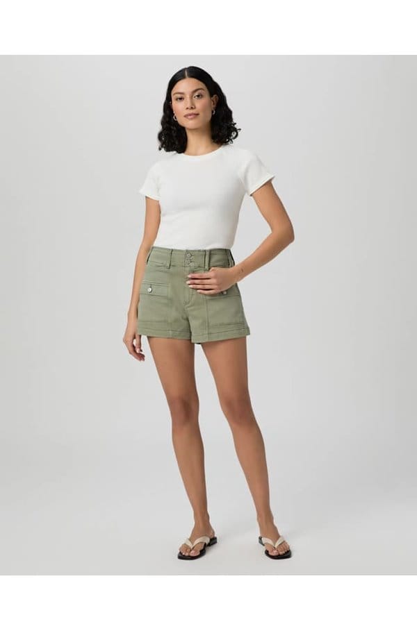 olivia cargo short in vintage sweet succulent