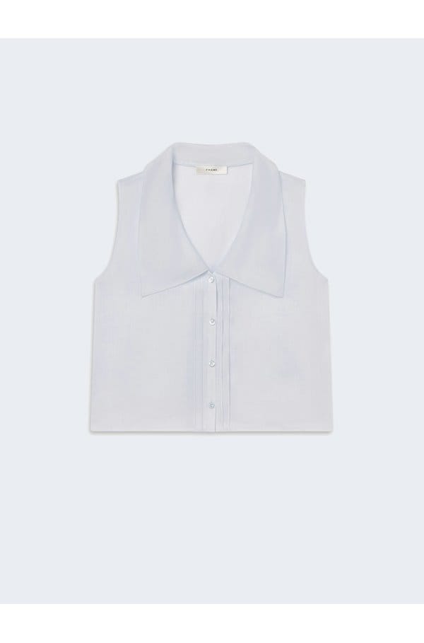 sailor shell top in powder blue