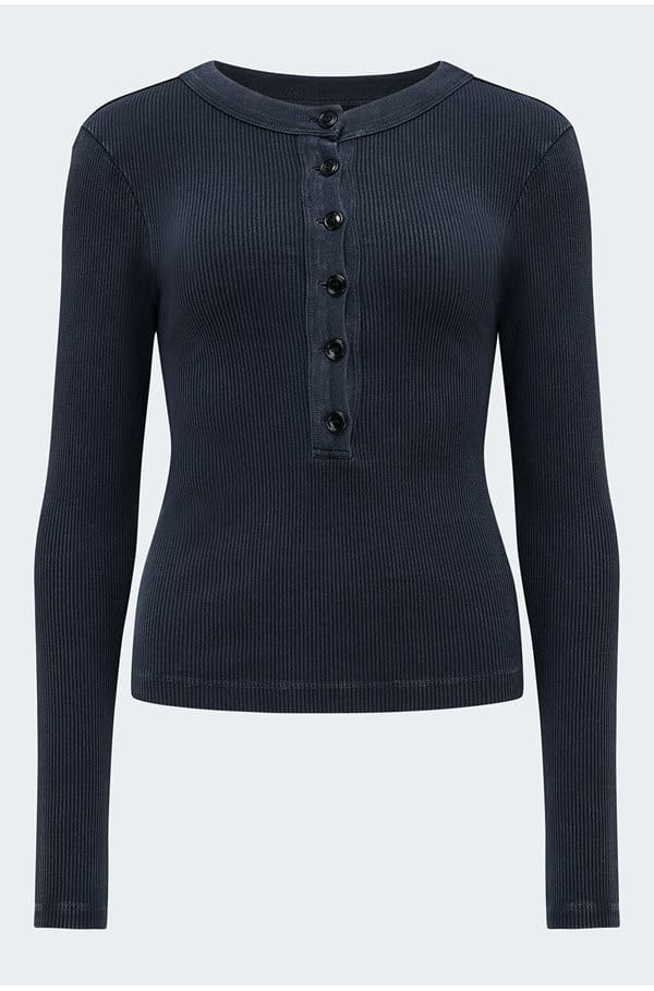 varra henley top in navy