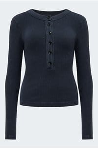 varra henley top in navy