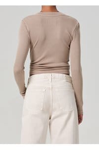 varra henley top in sandatlas