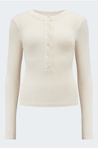 varra henley top in dune