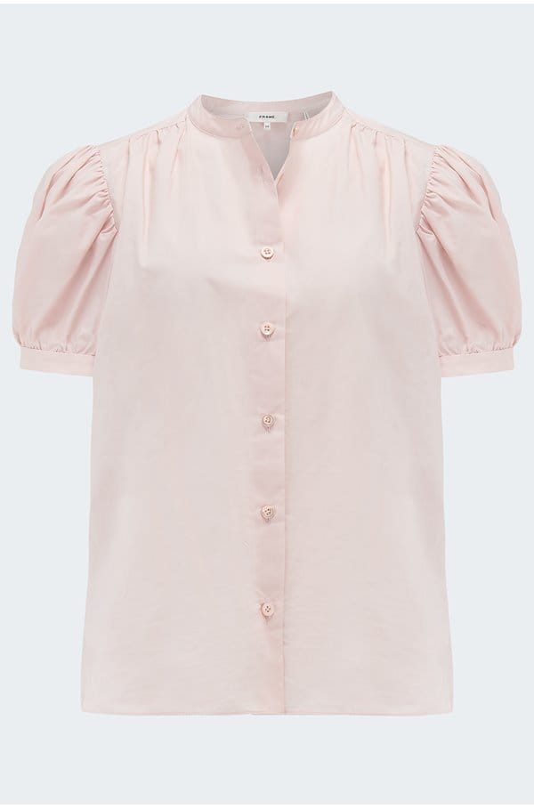 the gathered top in light pink