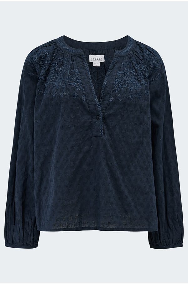 carina top in navy