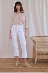 brinley crop in gallery white