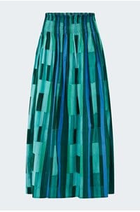 bella skirt in sea glass green