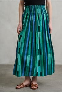bella skirt in sea glass green