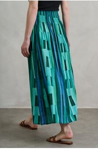 bella skirt in sea glass green