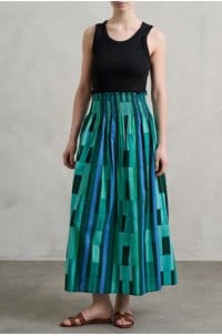 bella skirt in sea glass green