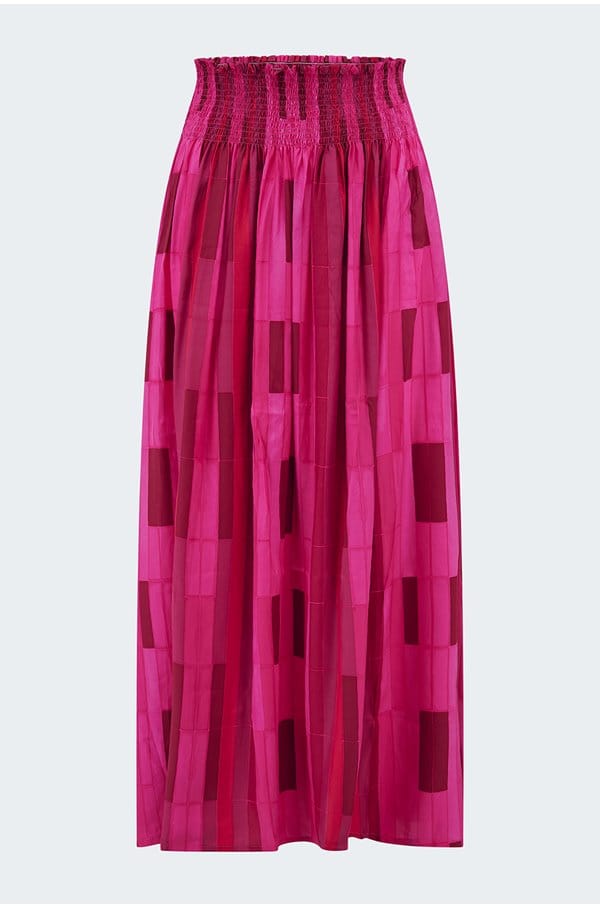 bella skirt in sea glass pink