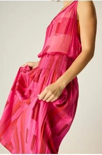 bella skirt in sea glass pink