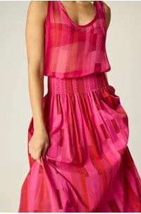 bella skirt in sea glass pink