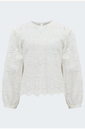 Lisa Top in Medallion Salt