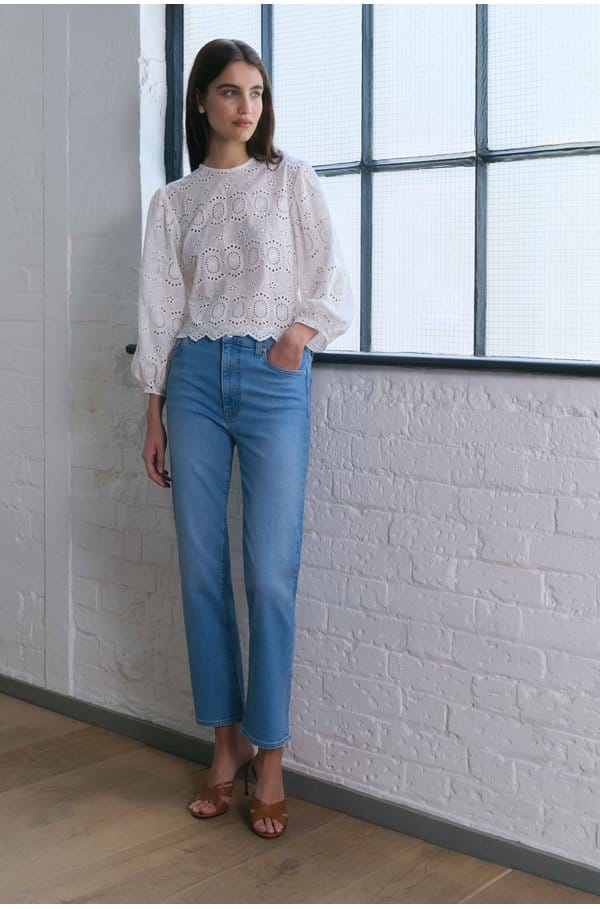 lisa top in medallion salt